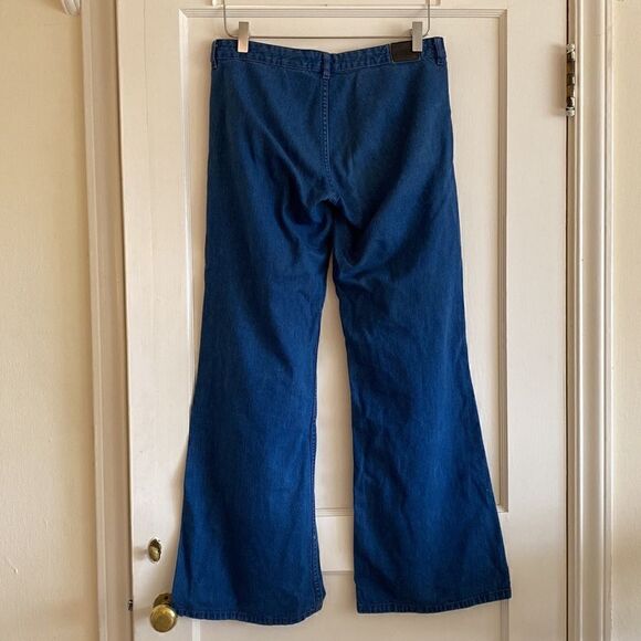 Vintage Levi’s Silvertab Flared Low Rise Bell Bottom Jeans Size 7 Junior - Picture 7 of 11